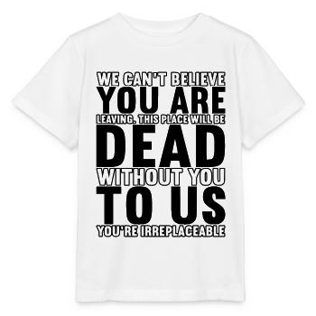 Farewell gift colleagues Job change - Stanley/Stella MINI CREATOR Kids’ T-Shirt - white - Front - Maike (125cm)