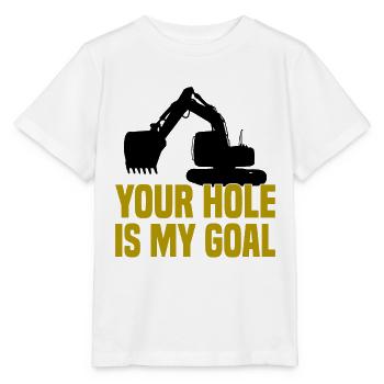 Crawler Excavator Excavator Sorry Construction Machine - Stanley/Stella MINI CREATOR Kids’ T-Shirt - white - Front - Maike (125cm)