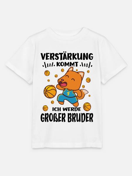 Verstärkung kommt - werde großer Bruder - Stanley/Stella Kinder T-Shirt MINI CREATOR - Weiß