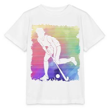 Feld Hockey - Stanley/Stella Kinder T-Shirt MINI CREATOR  - Weiß - Vorne - Maike (125cm)