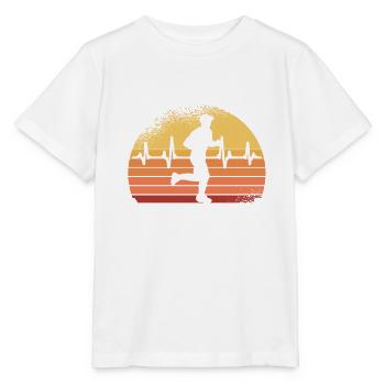 Coureurs de marathon courant semi-marathon disant - T-shirt bio MINI CREATOR Stanley/Stella Enfant - blanc - Devant - Maike (125cm)