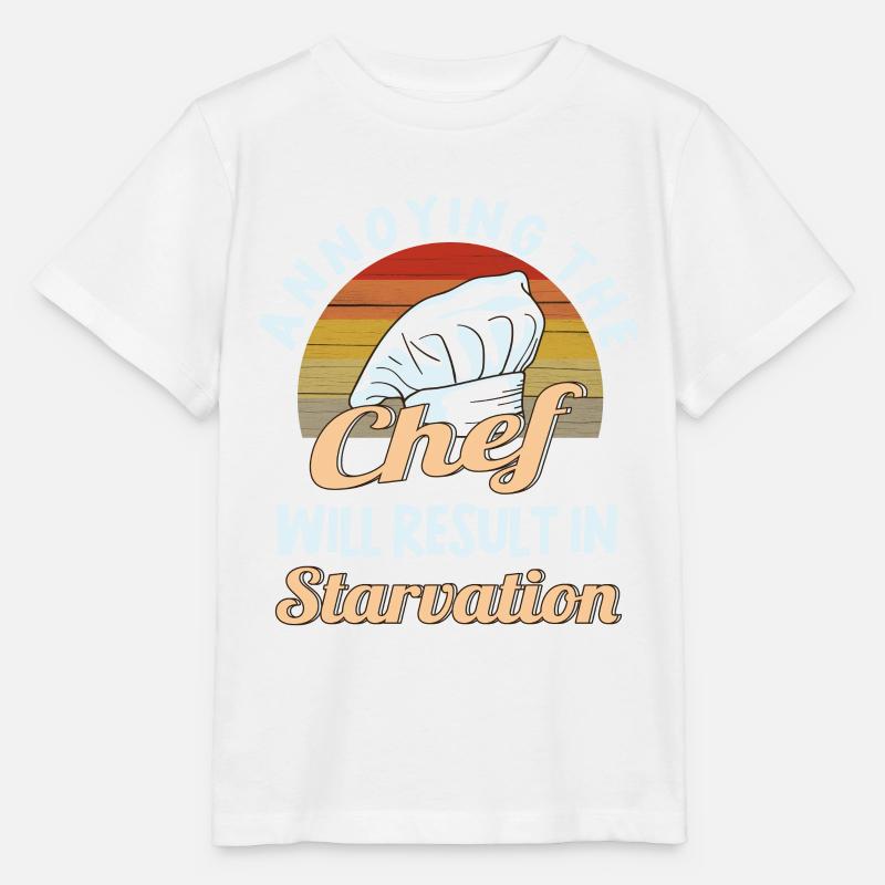 Chef Chef Kitchen Restaurant funny saying - Stanley/Stella MINI CREATOR Kids’ T-Shirt - white