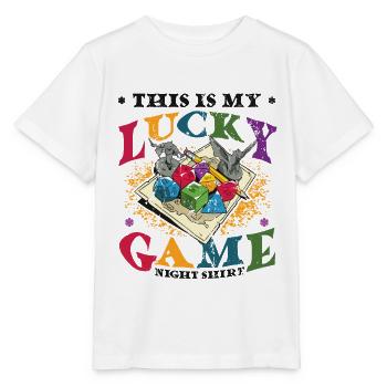 This Is My Lucky Brettspiel - Stanley/Stella Kinder T-Shirt MINI CREATOR  - Weiß - Vorne - Maike (125cm)