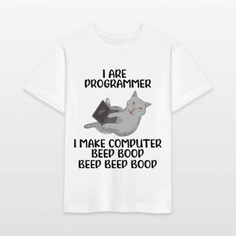 I Are Programmer I Make Computer Beep Bop Coder So Stanley/Stella Kinder T-Shirt MINI CREATOR 