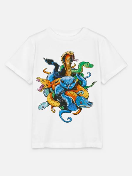 Schlangenbesitzer Reptilienpfleger Retro - Stanley/Stella Kinder T-Shirt MINI CREATOR - Weiß