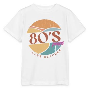 80er - Stanley/Stella Kinder T-Shirt MINI CREATOR  - Weiß - Vorne - Maike (125cm)