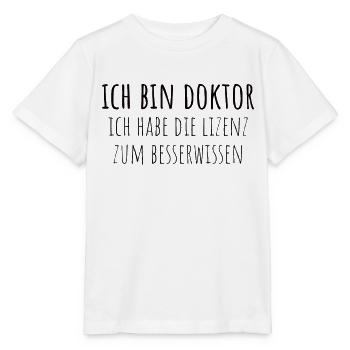 Doktortitel Promotion Doktorand Spruch - Stanley/Stella Kinder T-Shirt MINI CREATOR  - Weiß - Vorne - Maike (125cm)