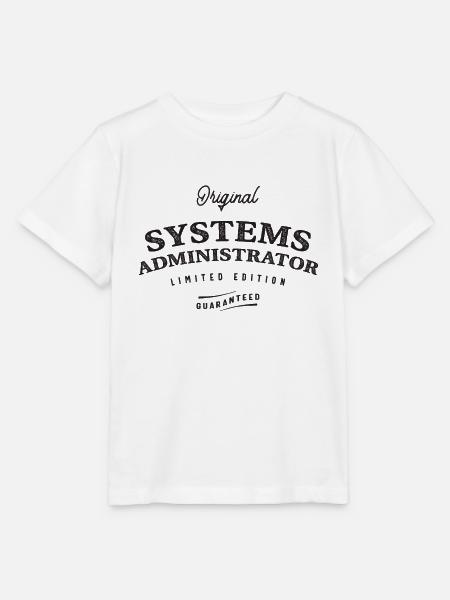 Systemadministrator Lustige Berufsbezeichnung - Stanley/Stella Kinder T-Shirt MINI CREATOR - Weiß