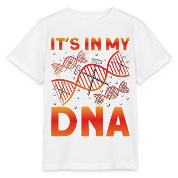 Krocket It's in my DNA - Stanley/Stella Kinder T-Shirt MINI CREATOR  - Weiß - Vorne - Maike (125cm)