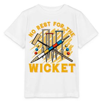 No rest for the Wicket Krocket - Stanley/Stella Kinder T-Shirt MINI CREATOR  - Weiß - Vorne - Maike (125cm)