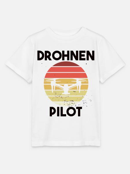 Drohnenpilot Spruch - Stanley/Stella Kinder T-Shirt MINI CREATOR - Weiß