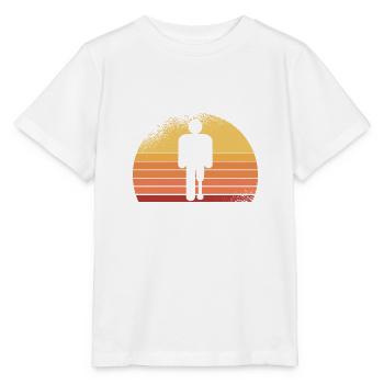Fauteuil roulant amputé pour handicapés invalidés - T-shirt bio MINI CREATOR Stanley/Stella Enfant - blanc - Devant - Maike (125cm)