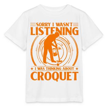 Sorry I wasn't Listening was thinking about Croque - Stanley/Stella Kinder T-Shirt MINI CREATOR  - Weiß - Vorne - Maike (125cm)