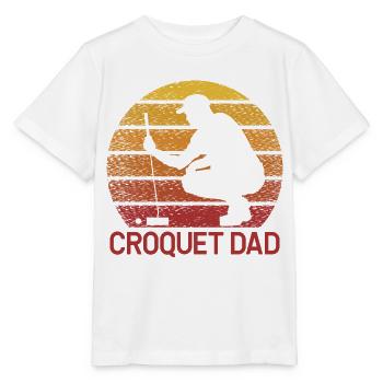 Croquet Dad - Stanley/Stella Kinder T-Shirt MINI CREATOR  - Weiß - Vorne - Maike (125cm)