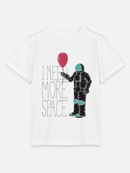 I need more space - Stanley/Stella Kinder T-Shirt MINI CREATOR - Weiß