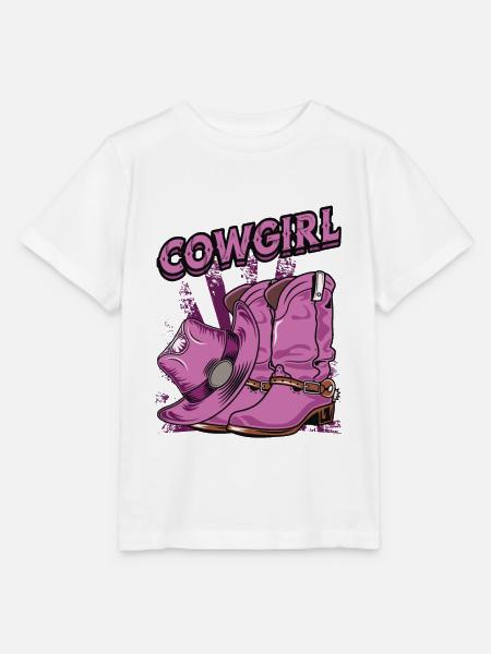 Stiefel Mädchen Western - Stanley/Stella Kinder T-Shirt MINI CREATOR - Weiß
