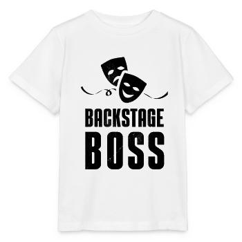 Théâtre Scène Backstage Boss Crew Technicien de scène - T-shirt bio MINI CREATOR Stanley/Stella Enfant - blanc - Devant - Maike (125cm)