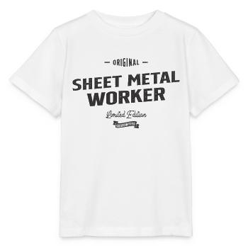 Blecharbeiter Lustige Berufsbezeichnung Beruf - Stanley/Stella Kinder T-Shirt MINI CREATOR  - Weiß - Vorne - Maike (125cm)