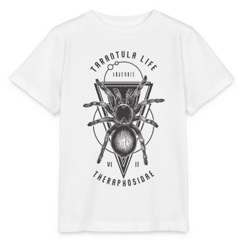 Tarentule Géométrique Indie Pet Spider Propriétaire Vintage - T-shirt bio MINI CREATOR Stanley/Stella Enfant - blanc - Devant - Maike (125cm)