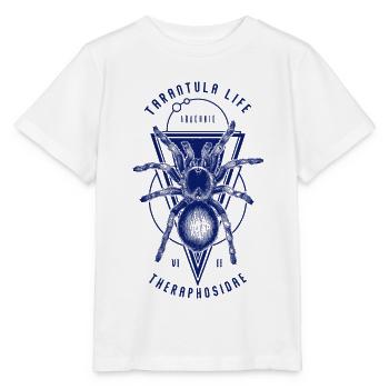 Tarentule Géométrique Indie Pet Spider Propriétaire Vintage - T-shirt bio MINI CREATOR Stanley/Stella Enfant - blanc - Devant - Maike (125cm)