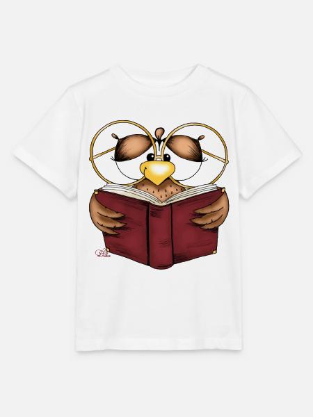 Gretchen Büchereule - Stanley/Stella Kinder T-Shirt MINI CREATOR - Weiß