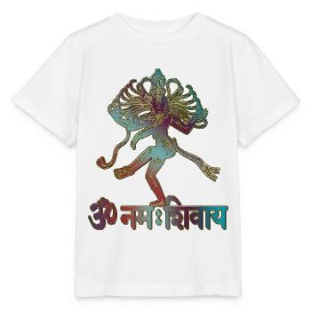 SHIVA - OM NAMAH SHIVAYA - Stanley/Stella MINI CREATOR Kids’ T-Shirt - white - Front - Maike (125cm)