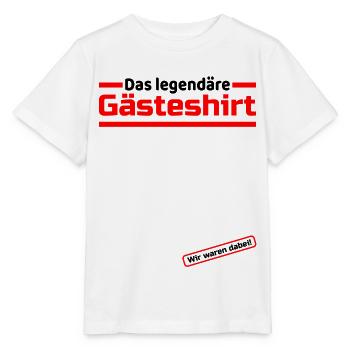 Das legendäre Gästeshirt - Gästeliste Gästebuch - Stanley/Stella Kinder T-Shirt MINI CREATOR  - Weiß - Vorne - Maike (125cm)