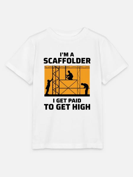 Scaffolder Scaffold Builder Scaffolding Platform - Stanley/Stella MINI CREATOR Kids’ T-Shirt - white
