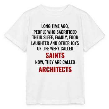Architecte Architecte Étudiant Architecte Drôle - T-shirt bio MINI CREATOR Stanley/Stella Enfant - blanc - Devant - Maike (125cm)