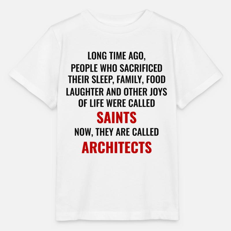 Architecte Architecte Étudiant Architecte Drôle - T-shirt bio MINI CREATOR Stanley/Stella Enfant - blanc