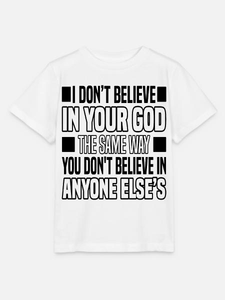 Atheismus - Stanley/Stella Kinder T-Shirt MINI CREATOR  - Weiß