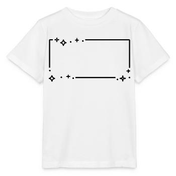 Sternchen Sterne Rahmen - Stanley/Stella Kinder T-Shirt MINI CREATOR  - Weiß - Vorne - Maike (125cm)