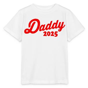Daddy 2025 - T-shirt bio MINI CREATOR Stanley/Stella Enfant - blanc - Devant - Maike (125cm)