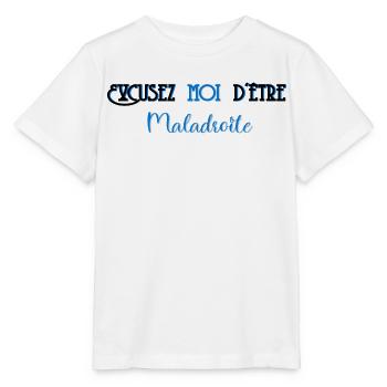 Entschuldigung, dass ich ungeschickt bin - Stanley/Stella Kinder T-Shirt MINI CREATOR  - Weiß - Vorne - Maike (125cm)