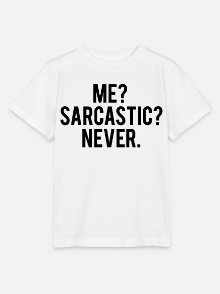sarcastic - Stanley/Stella Kinder T-Shirt MINI CREATOR - Weiß