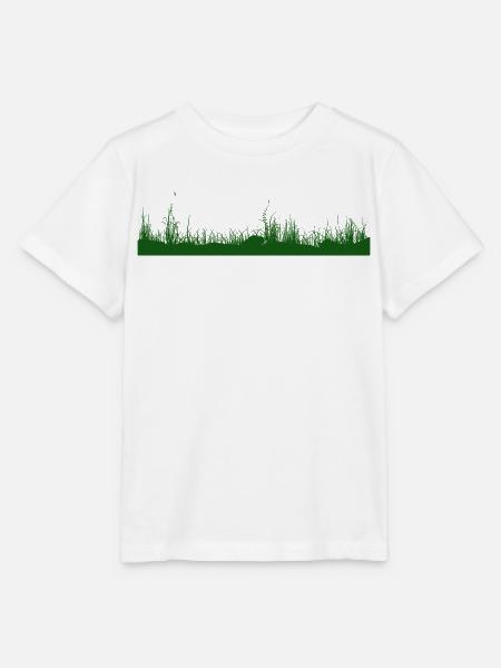 Gras Boden Wiese Graswiese - Stanley/Stella Kinder T-Shirt MINI CREATOR - Weiß