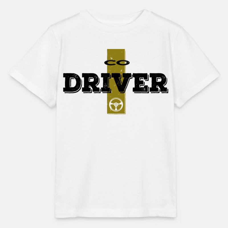 Co Driver - T-shirt bio MINI CREATOR Stanley/Stella Enfant - blanc