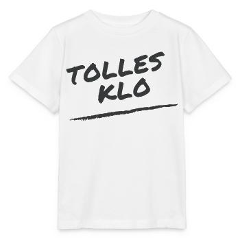 Tolles Klo, lustige Sprüche, Geschenk - Stanley/Stella Kinder T-Shirt MINI CREATOR  - Weiß - Vorne - Maike (125cm)
