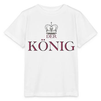 Der König - Stanley/Stella Kinder T-Shirt MINI CREATOR  - Weiß - Vorne - Maike (125cm)