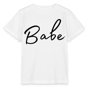 Babe - Stanley/Stella Kinder T-Shirt MINI CREATOR  - Weiß - Vorne - Maike (125cm)