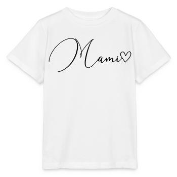 Mami Schrift - Stanley/Stella Kinder T-Shirt MINI CREATOR  - Weiß - Vorne - Maike (125cm)