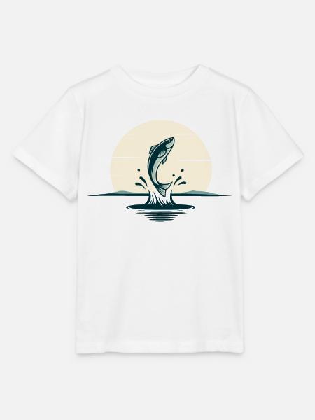 Springende Fische - Stanley/Stella Kinder T-Shirt MINI CREATOR - Weiß