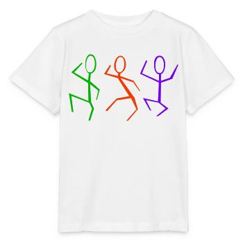 3 danseurs - T-shirt bio MINI CREATOR Stanley/Stella Enfant - blanc - Devant - Maike (125cm)