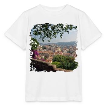 Cannes sur la Côte d’Azur - T-shirt bio MINI CREATOR Stanley/Stella Enfant - blanc - Devant - Maike (125cm)