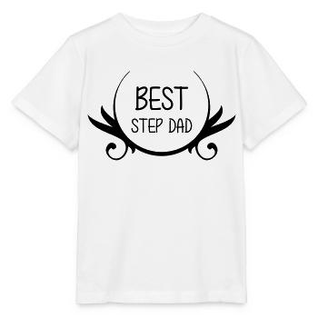 Best Step Dad - T-shirt bio MINI CREATOR Stanley/Stella Enfant - blanc - Devant - Maike (125cm)