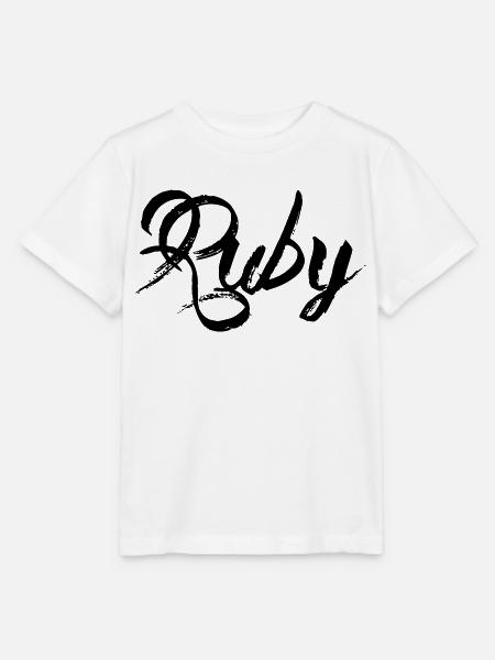 Ruby - Stanley/Stella Kinder T-Shirt MINI CREATOR - Weiß