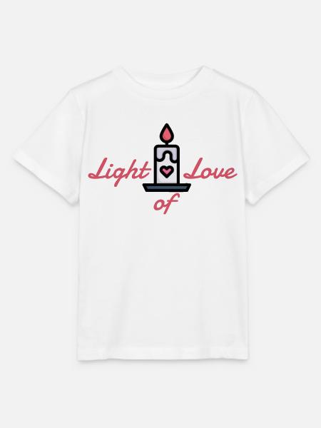 Light of Love - Stanley/Stella Kinder T-Shirt MINI CREATOR - Weiß