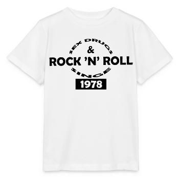 Rock & Roll Music Party Metal - Stanley/Stella Kinder T-Shirt MINI CREATOR  - Weiß - Vorne - Maike (125cm)