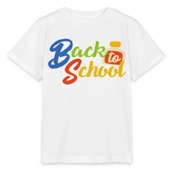 Back to school 9 - T-shirt bio MINI CREATOR Stanley/Stella Enfant - blanc - Devant - Maike (125cm)