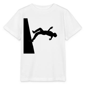 Wallflip - parkour - backflip - tricking skill - Stanley/Stella MINI CREATOR Kids’ T-Shirt - white - Front - Maike (125cm)